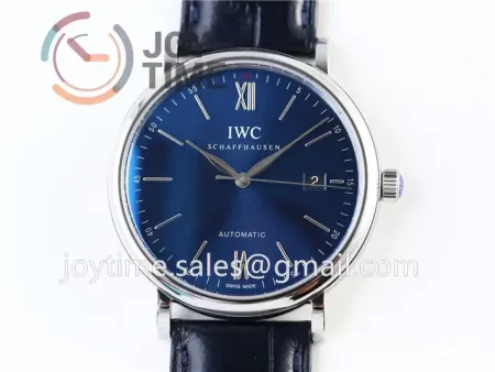 IWC Portofino Automatic ZF 1:1 Best Edition SS 40mm Leather Strap Miyota9015