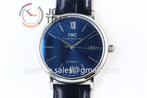 IWC Portofino Automatic ZF 1:1 Best Edition SS 40mm Leather Strap Miyota9015