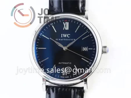 IWC Portofino Automatic ZF 1:1 Best Edition SS 40mm Leather Strap Miyota9015