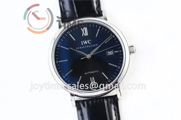 IWC Portofino Automatic ZF 1:1 Best Edition SS 40mm Leather Strap Miyota9015