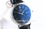 IWC Portofino Automatic ZF 1:1 Best Edition SS 40mm Leather Strap Miyota9015