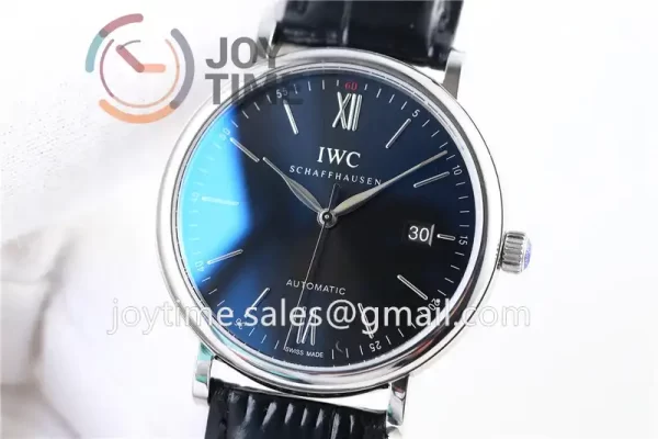 IWC Portofino Automatic ZF 1:1 Best Edition SS 40mm Leather Strap Miyota9015