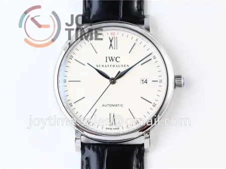 IWC Portofino Automatic ZF 1:1 Best Edition SS 40mm Leather Strap Miyota9015