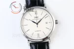 IWC Portofino Automatic ZF 1:1 Best Edition SS 40mm Leather Strap Miyota9015