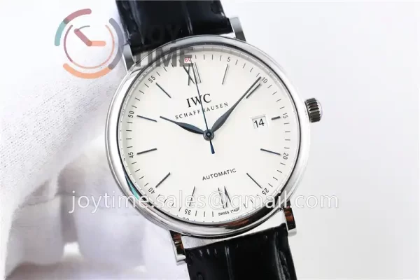 IWC Portofino Automatic ZF 1:1 Best Edition SS 40mm Leather Strap Miyota9015