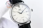 IWC Portofino Automatic ZF 1:1 Best Edition SS 40mm Leather Strap Miyota9015