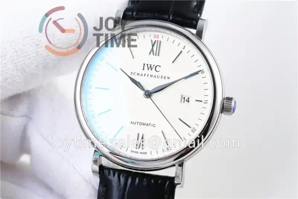 IWC Portofino Automatic ZF 1:1 Best Edition SS 40mm Leather Strap Miyota9015