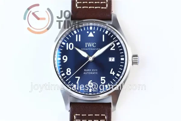 IWC Pilot Mark XVIII ZF 1:1 Best Edition SS 40mm Leather Strap Miyota9015