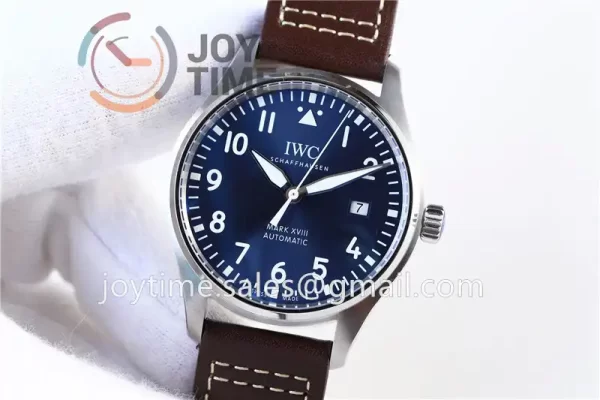 IWC Pilot Mark XVIII ZF 1:1 Best Edition SS 40mm Leather Strap Miyota9015