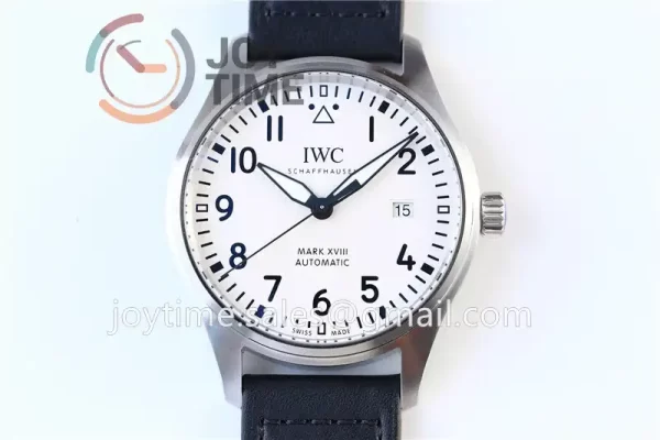 IWC Pilot Mark XVIII ZF 1:1 Best Edition SS 40mm Leather Strap Miyota9015