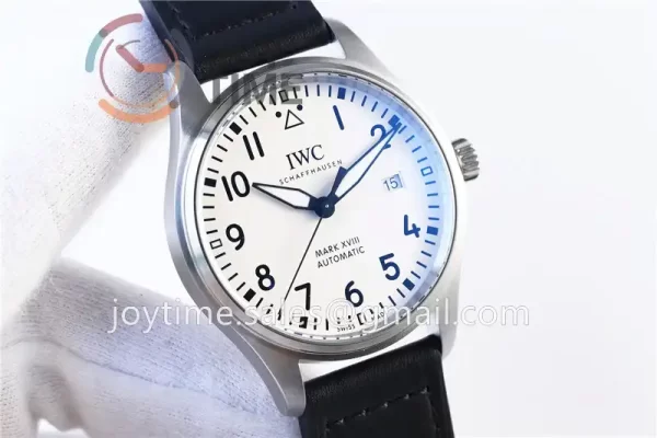 IWC Pilot Mark XVIII ZF 1:1 Best Edition SS 40mm Leather Strap Miyota9015