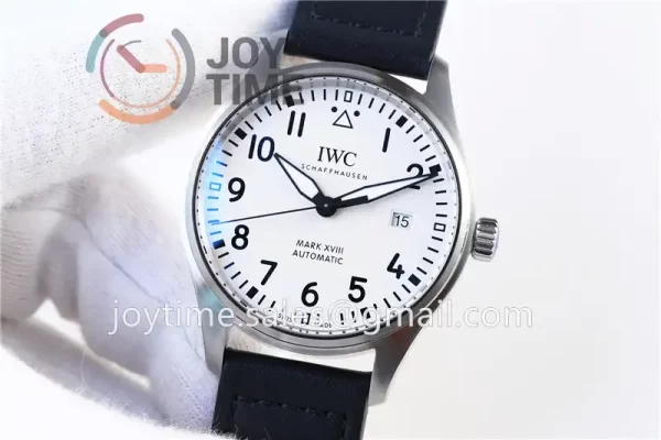 IWC Pilot Mark XVIII ZF 1:1 Best Edition SS 40mm Leather Strap Miyota9015