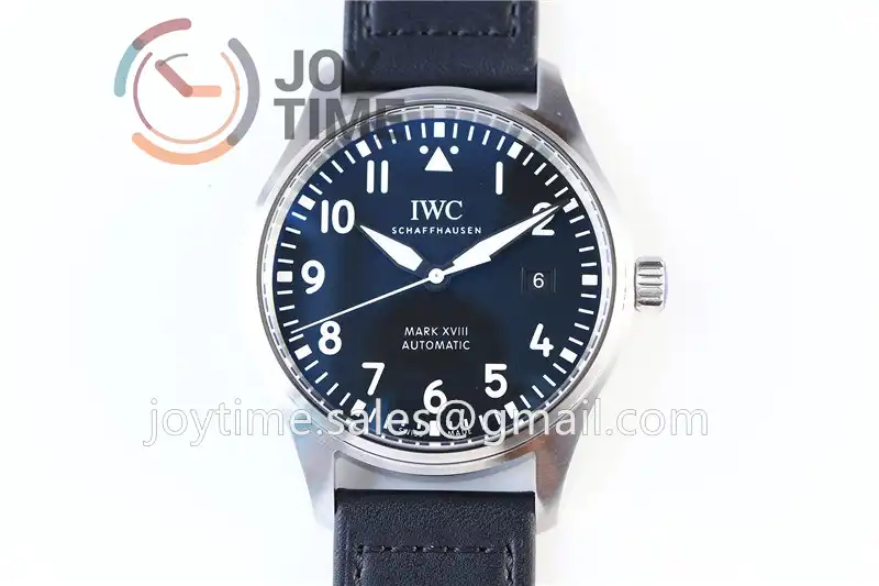 IWC Pilot Mark XVIII ZF 1:1 Best Edition SS 40mm Leather Strap Miyota9015