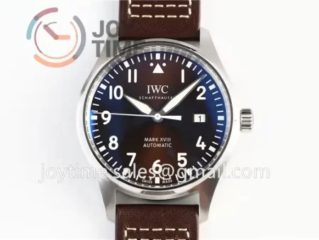 IWC Pilot Mark XVIII ZF 1:1 Best Edition SS 40mm Leather Strap Miyota9015