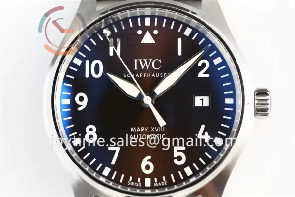 IWC Pilot Mark XVIII ZF 1:1 Best Edition SS 40mm Leather Strap Miyota9015