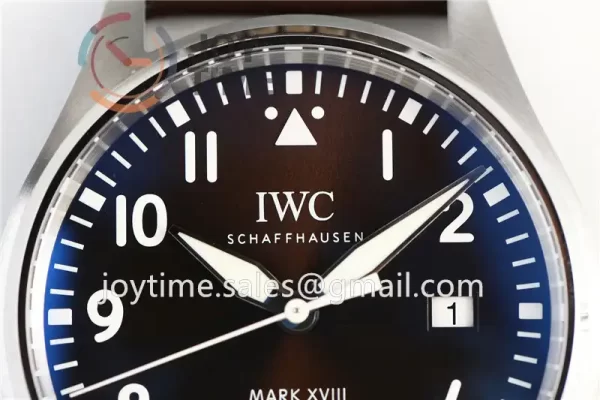 IWC Pilot Mark XVIII ZF 1:1 Best Edition SS 40mm Leather Strap Miyota9015