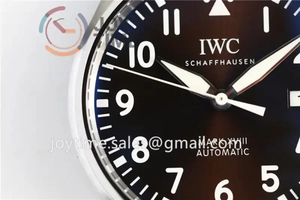 IWC Pilot Mark XVIII ZF 1:1 Best Edition SS 40mm Leather Strap Miyota9015