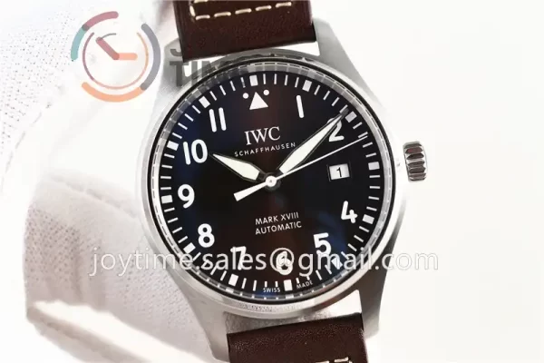 IWC Pilot Mark XVIII ZF 1:1 Best Edition SS 40mm Leather Strap Miyota9015