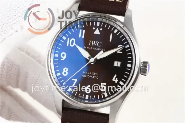 IWC Pilot Mark XVIII ZF 1:1 Best Edition SS 40mm Leather Strap Miyota9015