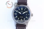 IWC Pilot Mark XVIII ZF 1:1 Best Edition Titanium 40mm Leather Strap Miyota9015