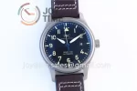 IWC Pilot Mark XVIII ZF 1:1 Best Edition Titanium 40mm Leather Strap Miyota9015