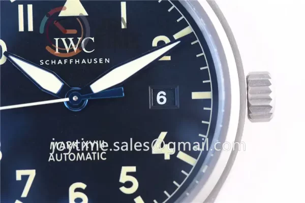 IWC Pilot Mark XVIII ZF 1:1 Best Edition Titanium 40mm Leather Strap Miyota9015