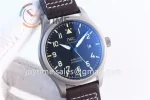 IWC Pilot Mark XVIII ZF 1:1 Best Edition Titanium 40mm Leather Strap Miyota9015