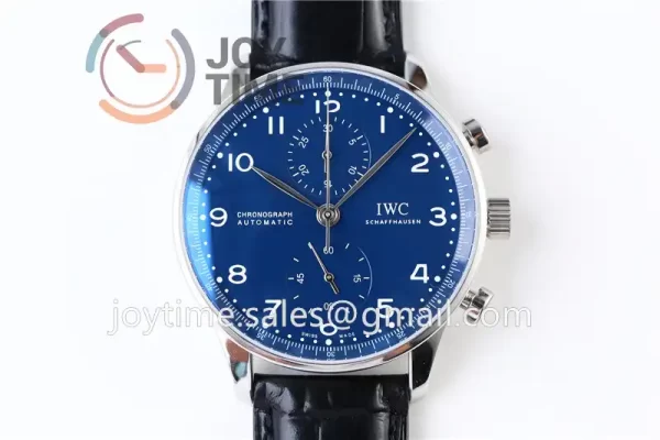 IWC Portugieser Chronograph Edition “150 Years” YLF 1:1 Best Edition SS 41mm Leather Strap A69380