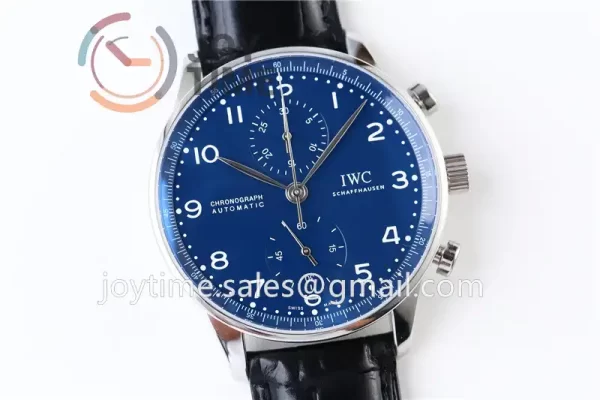 IWC Portugieser Chronograph Edition “150 Years” YLF 1:1 Best Edition SS 41mm Leather Strap A69380