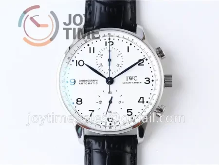 IWC Portugieser Chronograph Edition “150 Years” YLF 1:1 Best Edition SS 41mm Leather Strap A69380