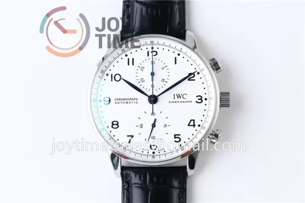 IWC Portugieser Chronograph Edition “150 Years” YLF 1:1 Best Edition SS 41mm Leather Strap A69380