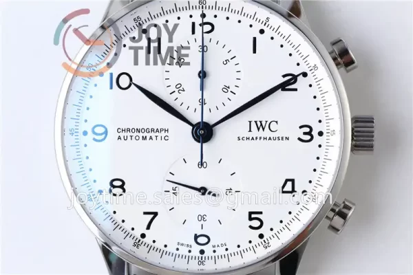 IWC Portugieser Chronograph Edition “150 Years” YLF 1:1 Best Edition SS 41mm Leather Strap A69380