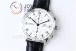 IWC Portugieser Chronograph Edition “150 Years” YLF 1:1 Best Edition SS 41mm Leather Strap A69380