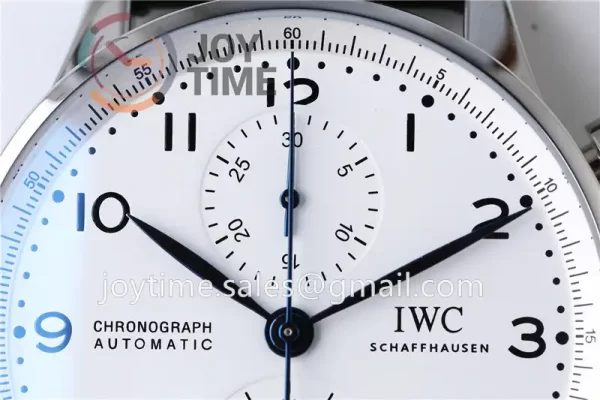 IWC Portugieser Chronograph Edition “150 Years” YLF 1:1 Best Edition SS 41mm Leather Strap A69380