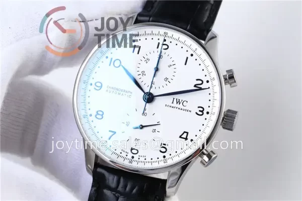 IWC Portugieser Chronograph Edition “150 Years” YLF 1:1 Best Edition SS 41mm Leather Strap A69380