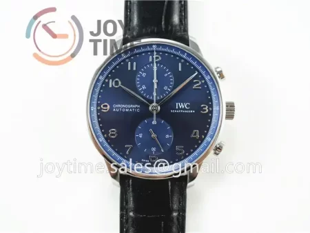 IWC Portugieser Chronograph ZF 1:1 Best Edition SS 41mm Leather Strap A69355