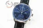 IWC Portugieser Chronograph ZF 1:1 Best Edition SS 41mm Leather Strap A69355