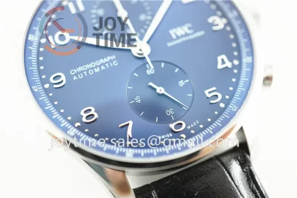 IWC Portugieser Chronograph ZF 1:1 Best Edition SS 41mm Leather Strap A69355