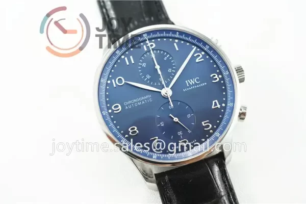 IWC Portugieser Chronograph ZF 1:1 Best Edition SS 41mm Leather Strap A69355