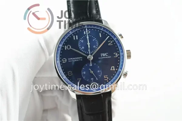 IWC Portugieser Chronograph ZF 1:1 Best Edition SS 41mm Leather Strap A69355