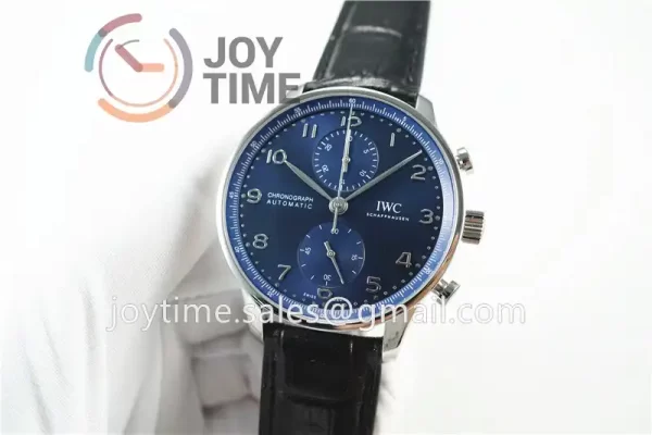 IWC Portugieser Chronograph ZF 1:1 Best Edition SS 41mm Leather Strap A69355