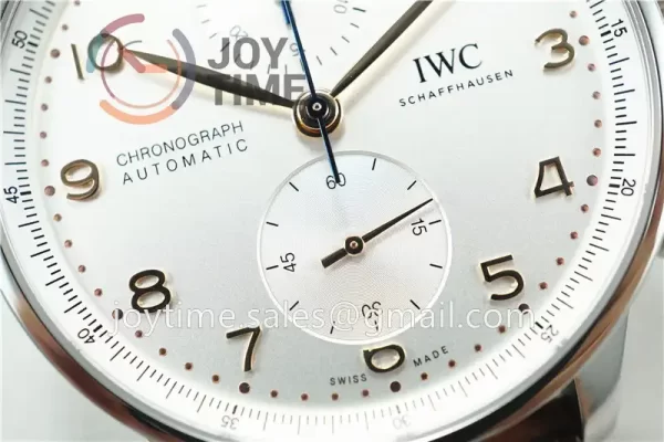 IWC Portugieser Chronograph ZF 1:1 Best Edition SS 41mm Leather Strap A69355