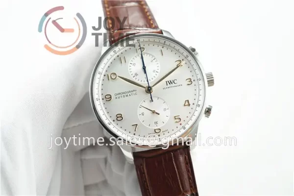 IWC Portugieser Chronograph ZF 1:1 Best Edition SS 41mm Leather Strap A69355