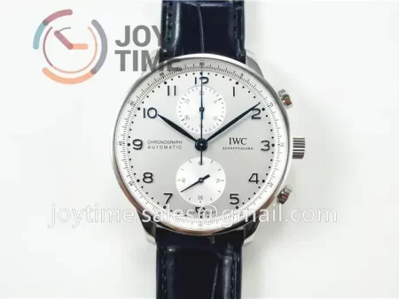 IWC Portugieser Chronograph ZF 1:1 Best Edition SS 41mm Leather Strap A69355