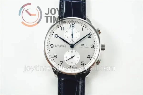 IWC Portugieser Chronograph ZF 1:1 Best Edition SS 41mm Leather Strap A69355