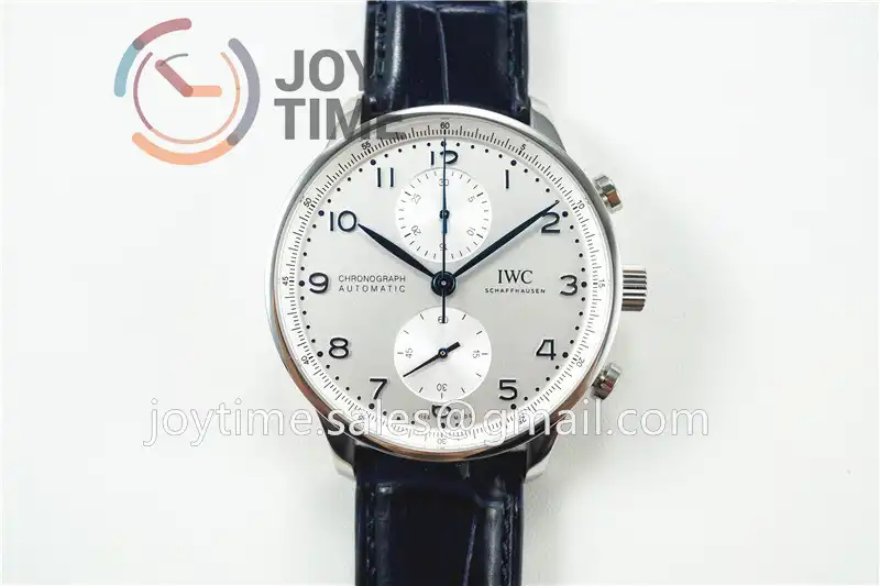 IWC Portugieser Chronograph ZF 1:1 Best Edition SS 41mm Leather Strap A69355