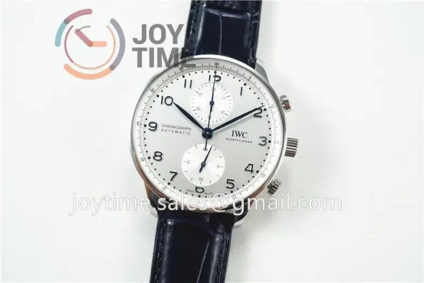 IWC Portugieser Chronograph ZF 1:1 Best Edition SS 41mm Leather Strap A69355