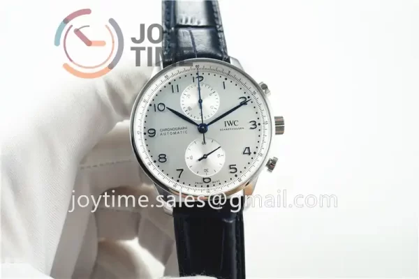 IWC Portugieser Chronograph ZF 1:1 Best Edition SS 41mm Leather Strap A69355