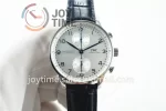 IWC Portugieser Chronograph ZF 1:1 Best Edition SS 41mm Leather Strap A69355