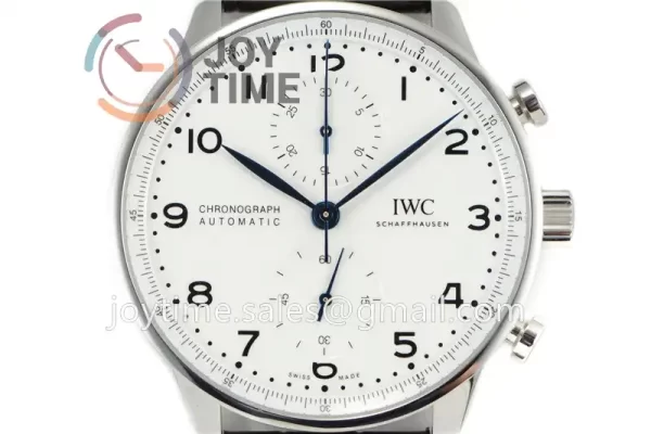 IWC Portugieser Chronograph Edition “150 Years” ZF 1:1 Best Edition SS 41mm Leather Strap A69355